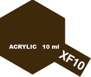 Tamiya Farba Akrylowa XF-10 FLAT BROWN 10 ml - 81710