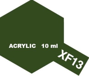 Tamiya Farba Akrylowa XF-13 FLAT J.A. GREEN 10 ml - 81713