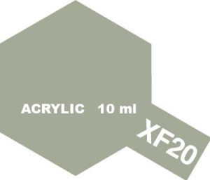 Tamiya Farba Akrylowa XF-20 FLAT MEDIUM GREY 10 ml - 81720