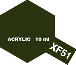 Tamiya Farba Akrylowa XF-51 FLAT KHAKI DRAB 10 ml - 81751