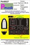 1:48 Maski - Hawker TYPHOON Mk.I b [Hasegawa/Italeti] - Pmask Pk48027