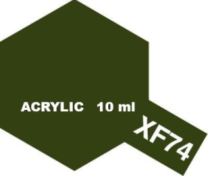 Tamiya Farba Akrylowa XF-74 FLAT OLIVE DRAB JGSDF 10 ml - 81774