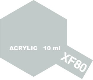 Tamiya Farba Akrylowa XF-80 FLAT ROYAL LIGHT GREY 10 ml - 81780