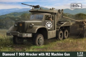 1:72 Diamond T 969 Wrecker & M2 machingun - Amerykańska ciężarówka z II w.ś.- IBG 72085