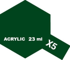 Tamiya Farba Akrylowa X- 5 GLOSS GREEN 23 ml - 81005
