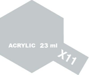 Tamiya Farba Akrylowa X-11 METALIC CHROME SILVER 23 ml - 81011