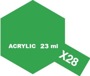 Tamiya Farba Akrylowa X-28 GLOSS PARK GREEN 23 ml - 81028