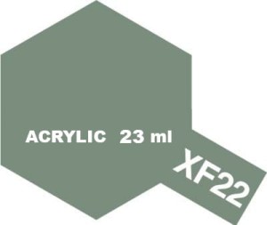 Tamiya Farba Akrylowa XF-22 FLAT RLM GREY 23 ml - 81322
