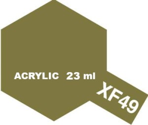 Tamiya Farba Akrylowa XF-49 FLAT KHAKI 23 ml - 81349