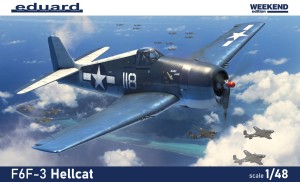 1:48 Grumman F6F-3 HELLCAT - Amerykański pokładowy samolot myśliwski - Weekend Edition Eduard 84194