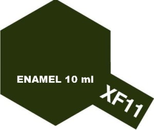 Tamiya Color Enamel Paint XF-11 Flat J.N. GREEN 10 ml - 80311