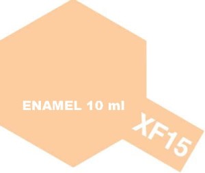Tamiya Color Enamel Paint XF-15 Flat FLESH 10 ml - 80315