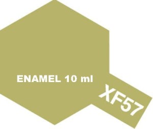 Tamiya Color Enamel Paint XF-57 Flat BUFF 10 ml - 80357