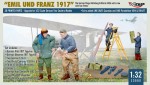 1:32 Akcesoria 3D - WWI German FA(A) Units Crew Emil und Franz 1917 w/Equipment - Mirage 320001