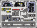 1:48 Elementy fototrawione A-10 THUNDERBOLT II wnętrze [Italeri] - Eduard FE377
