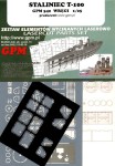 1:25 Elementy wycinane laserowo do STALINIEC T-100 - GPM 542