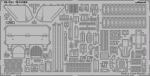 1:35 Elementy fototrawione M4A3E8 SHERMAN [Tamiya] - Eduard 36334