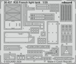 1:35 Elementy fototrawione R35 French light tank [Tamiya] - Eduard 36437