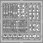 1:35 Elementy fototrawione German Car Licence Plates - Eduard TP503