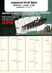 1:200 Elementy wycinane laserowo do GRAF SPEE - GPM024