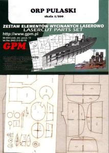 1:200 Elementy wycinane laserowo do GENERAŁ PUŁAWSKI - GPM 172