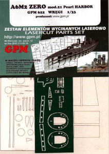 1:33 Elementy wycinane laserowo do ZERO- GPM 622
