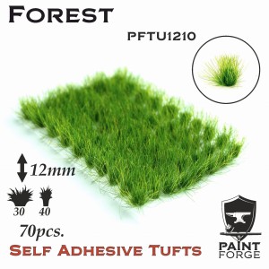 TUFTS 12mm FOREST 70szt. - Paint Forge PFTU1210