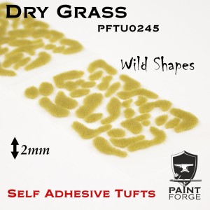TUFTS 2mm DRY GRASS  - Paint Forge PFTU0245
