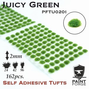 TUFTS 2mm JUICY GREEN 162szt. - Paint Forge PFTU0201