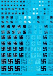 1:72 Kalkomanie - Niemieckie swastyki - Techmod 72101 