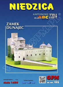NIEDZICA Zamek Dunajec 1:250 - GPM 993