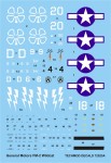 1:72 Kalkomanie FM-2 WILDCAT -  Techmod 72025