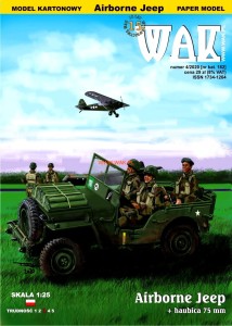1:25 JEEP Willis Airborne z haubicą 75 mm - WAK 182 2020/ 4