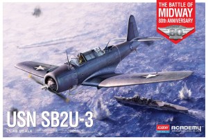 1:48 Vought  SB2U-3 VINDICATOR Battle Of Midway- Amerykański pokładowy bombowiec nurkujący - Academy 12350