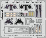 1:72 Elementy fototrawione FW-190 D-9 [IBG] - Eduard SS767