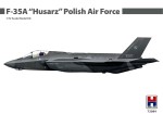 1:72 Lockheed Martin F-35 A LIGHTNING II / HUSARZ - Hobby2000 72084 / Academy  + Cartograf + Maski