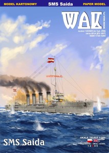 1:200 SMS SAIDA - Austro-Węgierski krążownik z I w.ś. - WAK 258 2025/12