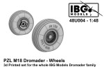 1:48 Elementy 3D druk PZL M18 DROMADER Wheels - IBG 48U004
