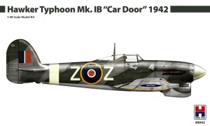 1:48 Hawker TYPHOON Mk.I b Car Door - Hobby2000 48042 / Hasegawa + Cartograf + Maski