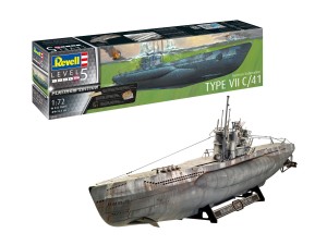 1:72 German Submarine Type VII C/41 - Revell 05163