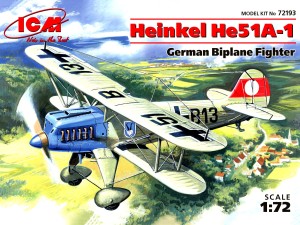 1:72 HEINKEL HE-51 A-1 - ICM 72193