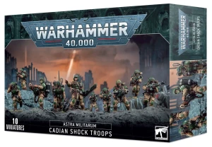 Warhammer 40 000  Astra Militarum - CADIAN SHOCK TROOPS 47-33
