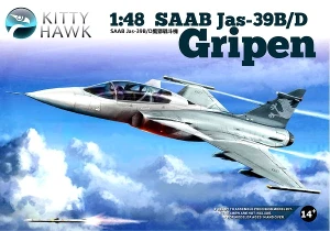 1:48 SAAB JAS-39 B/D GRIPEN - Kitty Hawk 80118
