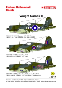 1:72 Kalkomanie Vought CORSAIR  II - Techmod 72014
