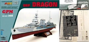 1:200 ORP DRAGON + wręgi, relingi, detale - GPM 358