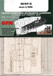 1:200 Elementy wycinane laserowo do HUNT II - GPM 255