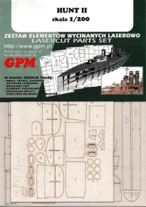1:200 Elementy wycinane laserowo do HUNT II - GPM 255