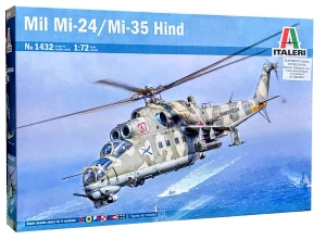 1:72 Mil MI-24 P / MI-35P HIND- Radziecki śmigłowiec bojowy - Italeri  1432