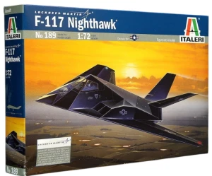 1:72 Lockheed F-117 NIGHTHAWK - Amerykański samolot bombowy - Italeri  189