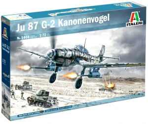 1:72 Junkers JU-87 G2 STUKA - Niemiecki Bombowiec Nurkujący - Italeri 1466